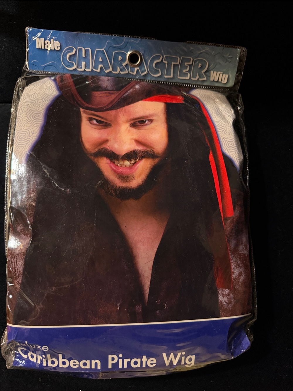 Caribbean Pirate Wig  - Black